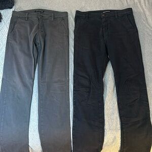 Mavi Jeans (2 pairs) Johnny (30 / 34) Grey and Blue jeans